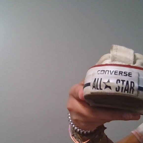 converse white womans shoes - Picture 4 of 5